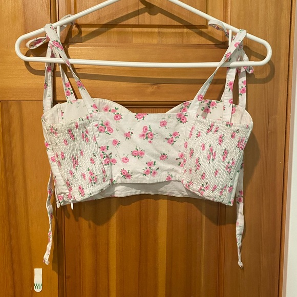 Zara floral crop top - Picture 3 of 5